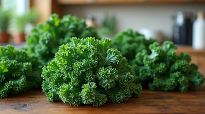 Friss kelkáposzta, vitaminokban és antioxidánsokban gazdag zöldség.