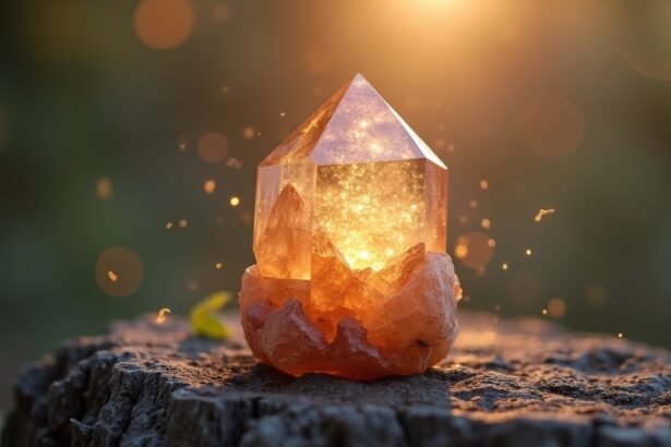 Füstkvarc kristály fényben, energikus és tiszta hatásokkal.