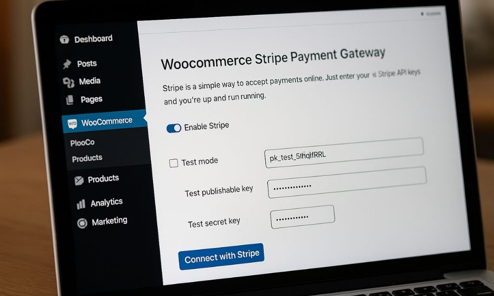 Stripe fizetési megoldás WooCommerce platformon