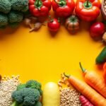 Friss zöldségek és gyümölcsök, amelyek támogatják a B-vitamin komplexet.