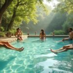 Kneipp taposó élmény természetes környezetben, láb frissítő hatás