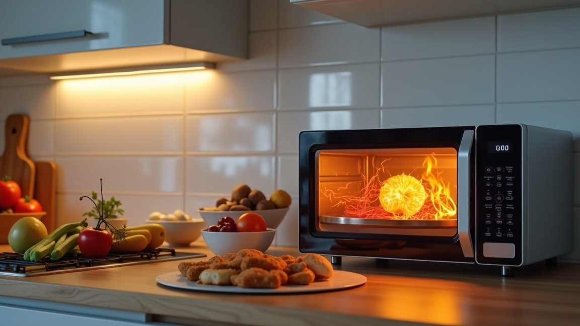 Mikrohullámú sütő működése az egészséges táplálkozás során