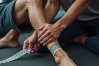 Kinesio tape alkalmazása sportolók számára, izom- és ízülettámogatás