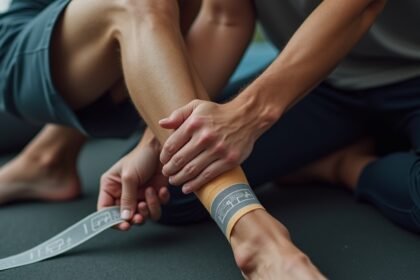 Kinesio tape alkalmazása sportolók számára, izom- és ízülettámogatás