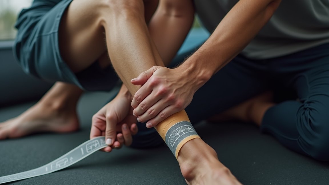 Kinesio tape alkalmazása sportolók számára, izom- és ízülettámogatás