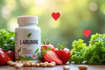 L-arginin kapszulák, természetes növényi alapú kiegészítők szív egészséghez