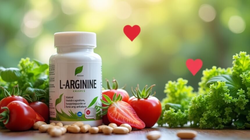 L-arginin kapszulák, természetes növényi alapú kiegészítők szív egészséghez