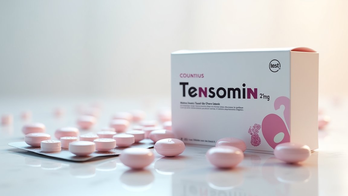 Tensomin 25 mg tabletták és csomagolás